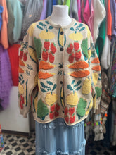 Load image into Gallery viewer, Market fruit and Veg Cardigan/jacket