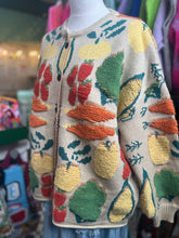 Load image into Gallery viewer, Market fruit and Veg Cardigan/jacket