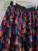 Load image into Gallery viewer, Dotty Balloon Ruffle Tulle Skirt (black multi)
