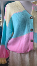 Load image into Gallery viewer, Sally colour block Cardi