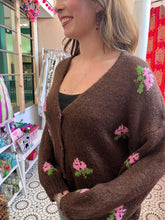 Load image into Gallery viewer, FLORA Cardigan (chocolate)