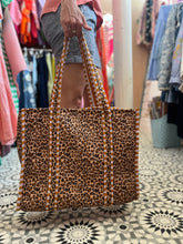 Load image into Gallery viewer, 100% Cotton leopard bag