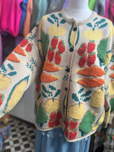Load image into Gallery viewer, Market fruit and Veg Cardigan/jacket