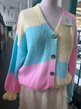 Load image into Gallery viewer, Sally colour block Cardi
