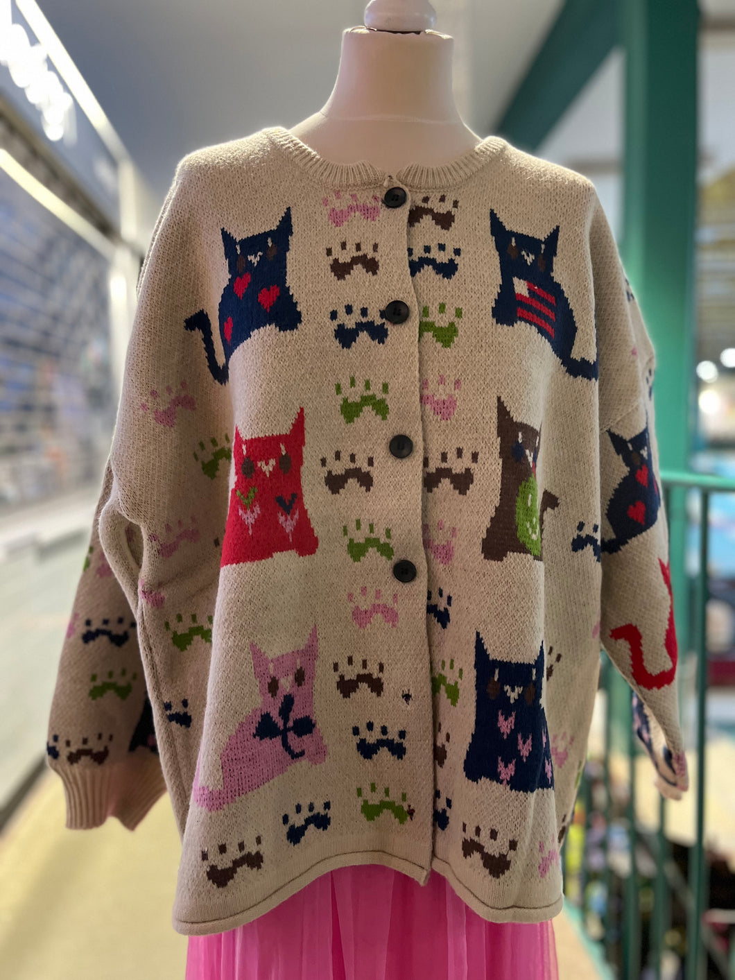 Crazy Cat Cardigan/jacket