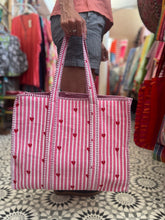 Load image into Gallery viewer, 100% Cotton Love Tote (pink)

