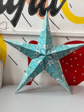 Load image into Gallery viewer, Star lantern/decoration (Blue 4)
