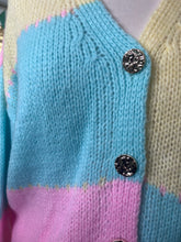 Load image into Gallery viewer, Sally colour block Cardi
