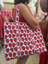 Load image into Gallery viewer, 100% Cotton Strawberry bag
