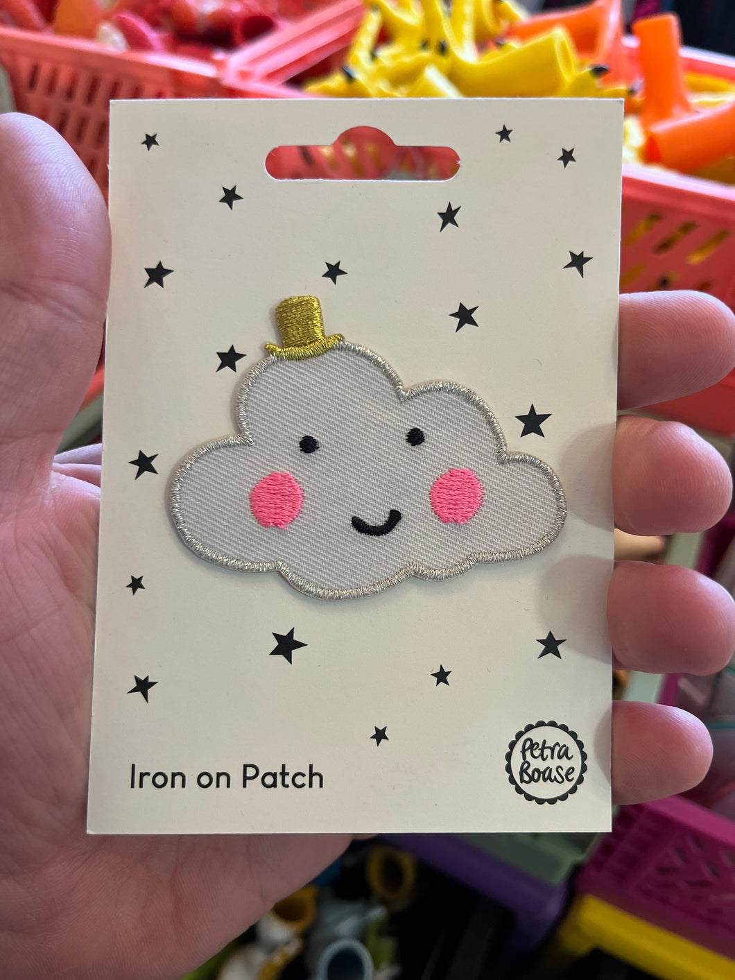 Cloud Iron-on Patch