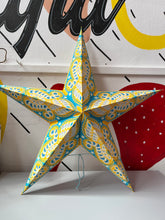 Load image into Gallery viewer, Star lantern/decoration (Yellow 3)
