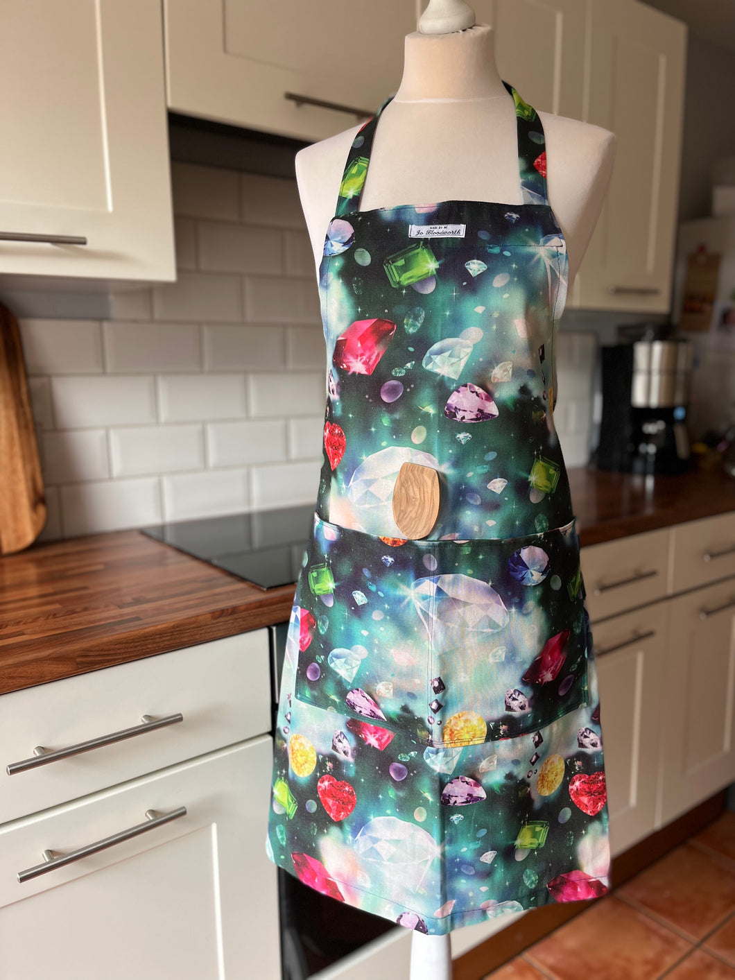 Intergalactic Gem Double pocket Apron MADE IN SHROPSHIRE